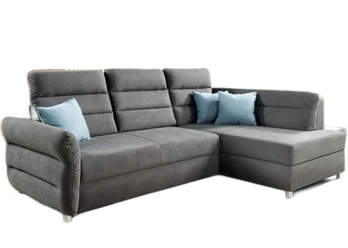 NITRA A rohová sedačka s rozkladaním a úložným priestorom