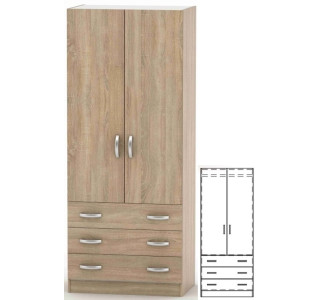 BETTY 02-01 skriňa, dub sonoma