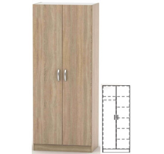 BETTY 02-03 skriňa, dub sonoma