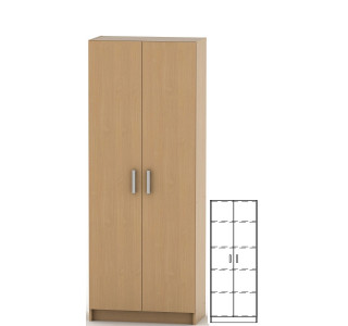 BETTY 07-04 dub bardolino, buk, policová skriňa