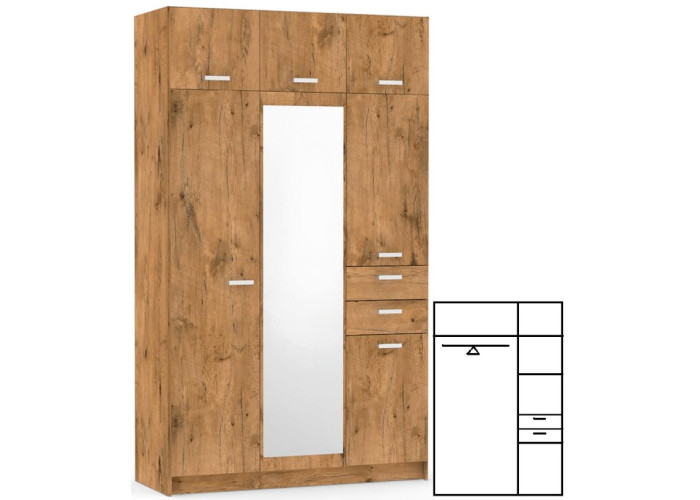 REA 700 dub lancelot, skriňa REA 700 dub lancelot, skriňa