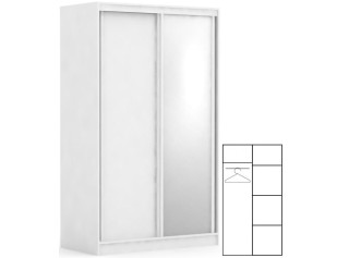 REA ATLANTA 1 biela,  skriňa