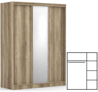 REA ATLANTA 2 dub canyon, skriňa