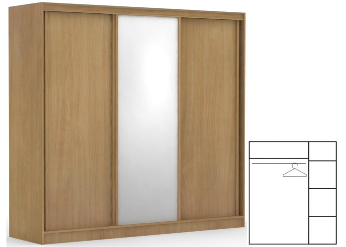 REA ATLANTA 3 buk, skriňa