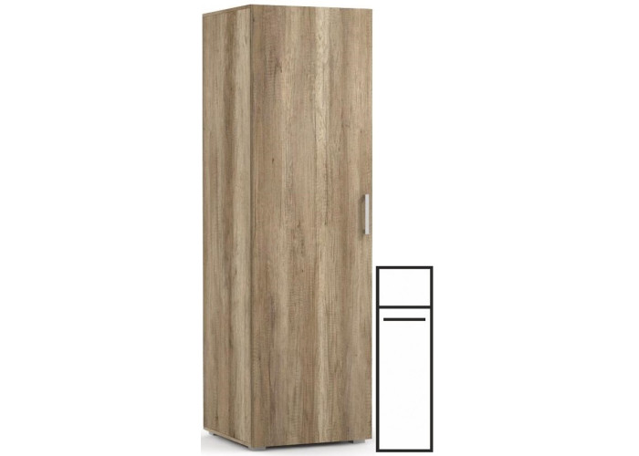 REA CATANIA 1 dub canyon, šatníková skriňa REA CATANIA 1 dub canyon, šatníková skriňa