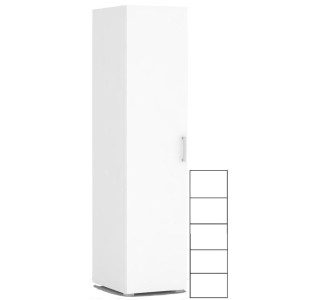 REA VENEZIA 1 biela, policová skriňa