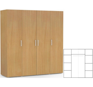 REA VENEZIA 4 buk, skriňa