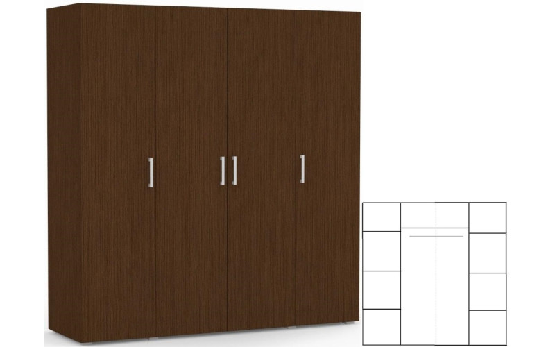 REA VENEZIA 4 wenge, skriňa