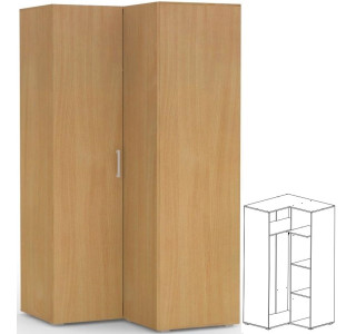 REA VENEZIA 5 buk, rohová skriňa