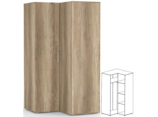 REA VENEZIA 5 dub canyon, rohová skriňa