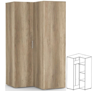 REA VENEZIA 5 dub canyon, rohová skriňa