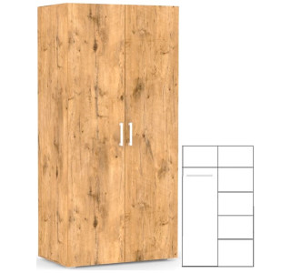 REA VENEZIA 2D dub lancelot, skriňa