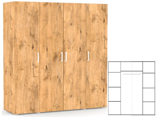 REA VENEZIA 4 dub lancelot, skriňa