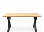B304, jedálenský stôl 160 x 90 cm s kovovými nohami