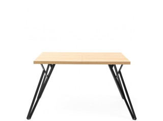 B308, rozkladací jedálenský stôl 120-160x80 cm s kovovými nohami B308, rozkladací jedálenský stôl 120-160x80 cm s kovovými nohami