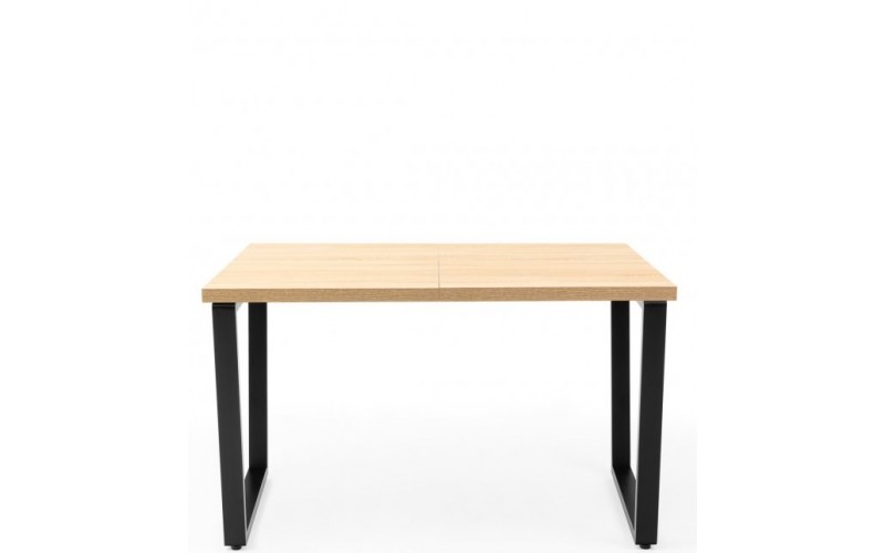 B311, rozkladací jedálenský stôl 120-160x80 cm s kovovými nohami