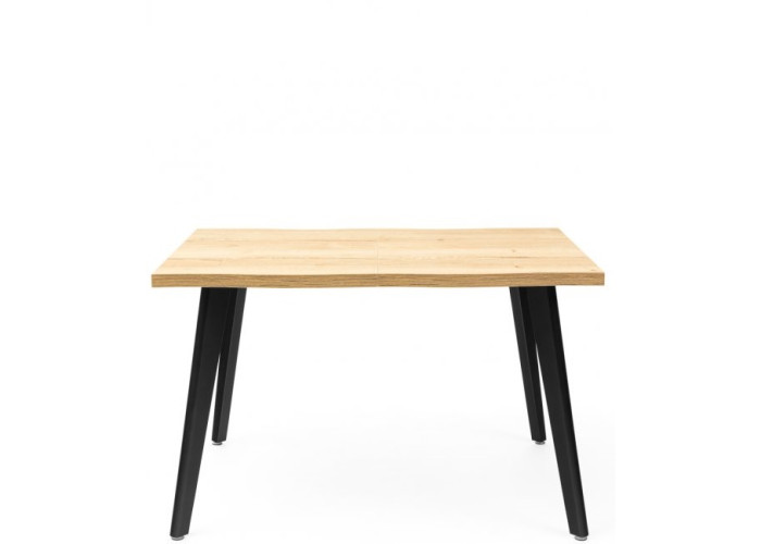 D310, rozkladací jedálenský stôl 120-160x80 cm s drevenými nohami