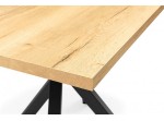 B301, rozkladací jedálenský stôl 120-160x80 cm s kovovými nohami
