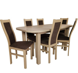 Jedálenský set AGA/LAMIN 12 pre 6 osôb