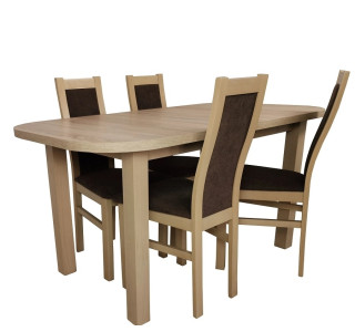 Jedálenský set AGA/LAMIN 12 pre 4 osoby