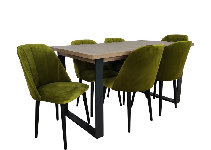 Jedálenský set GUSTO 1/LAMIN 23 pre 6 osôb Jedálenský set GUSTO 1/LAMIN 23 pre 6 osôb