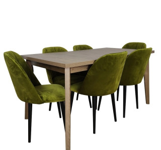 Jedálenský set GUSTO 1/LAMIN 28 pre 6 osôb