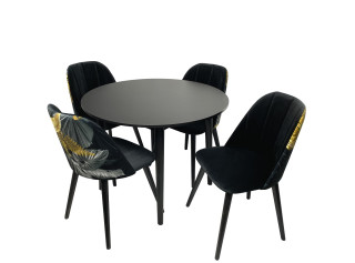 Jedálenský set GUSTO 1/LAMIN 31 pre 4 osoby Jedálenský set GUSTO 1/LAMIN 31 pre 4 osoby