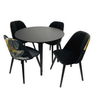 Jedálenský set GUSTO 1/LAMIN 31 pre 4 osoby