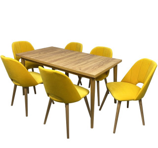 Jedálenský set GUSTO 2/LAMIN 27 pre 6 osôb