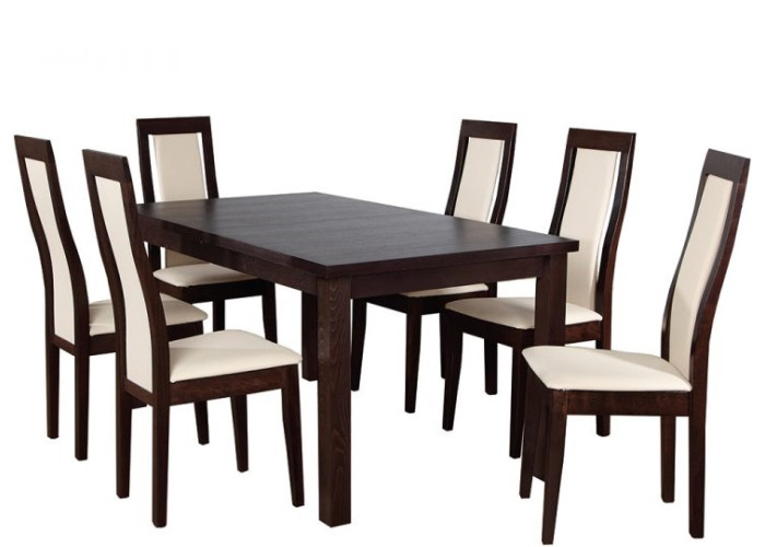 Jedálenský set KANZAS 1/LAMIN 09 pre 6 osôb Jedálenský set KANZAS 1/LAMIN 09 pre 6 osôb