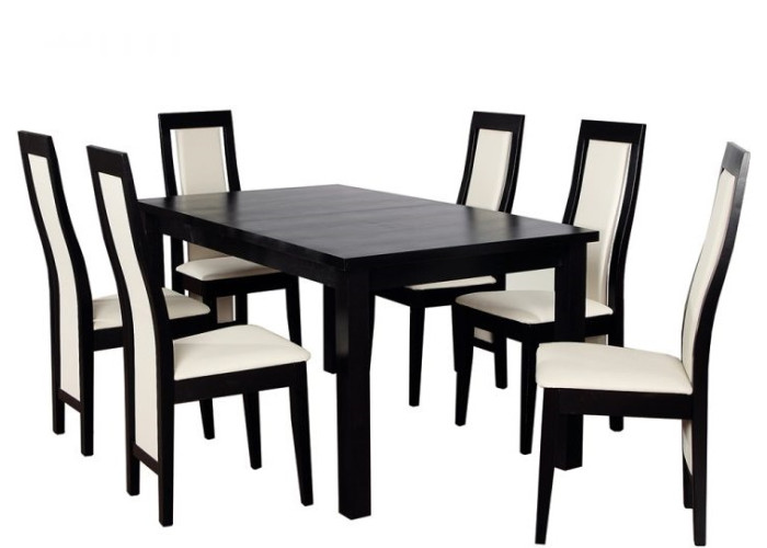 Jedálenský set KANZAS 2/LAMIN 09 pre 6 osôb Jedálenský set KANZAS 2/LAMIN 09 pre 6 osôb