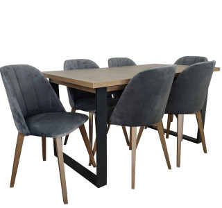 Jedálenský set MAJA D1/LAMIN 23 pre 6 osôb