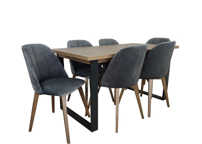 Jedálenský set MAJA D1/LAMIN 23 pre 6 osôb Jedálenský set MAJA D1/LAMIN 23 pre 6 osôb