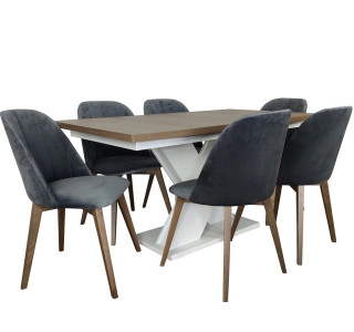 Jedálenský set MAJA D1/LAMIN 26 pre 6 osôb