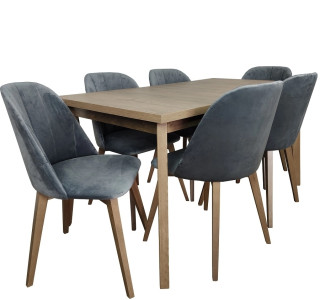 Jedálenský set MAJA D1/LAMIN 28 pre 6 osôb