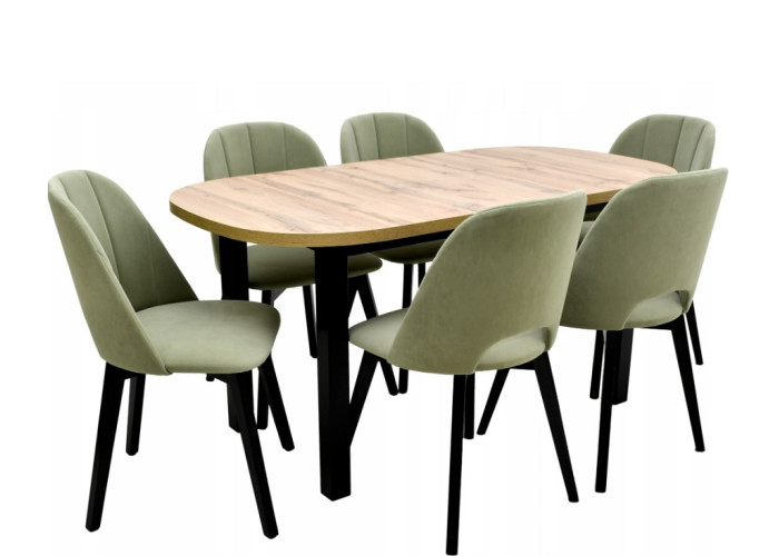 Jedálenský set MAJA D2/LAMIN 12 pre 6 osôb Jedálenský set MAJA D2/LAMIN 12 pre 6 osôb