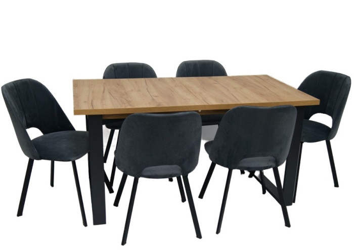 Jedálenský set MAJA K2/LAMIN 23 pre 6 osôb Jedálenský set MAJA K2/LAMIN 23 pre 6 osôb