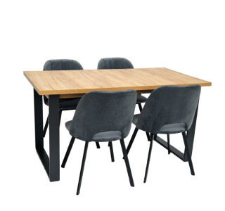 Jedálenský set MAJA K2/LAMIN 23 pre 4 osoby