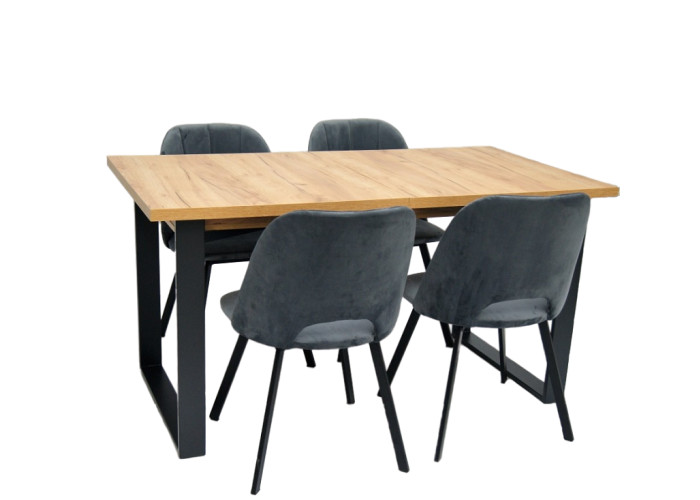 Jedálenský set MAJA K2/LAMIN 23 pre 4 osoby Jedálenský set MAJA K2/LAMIN 23 pre 4 osoby