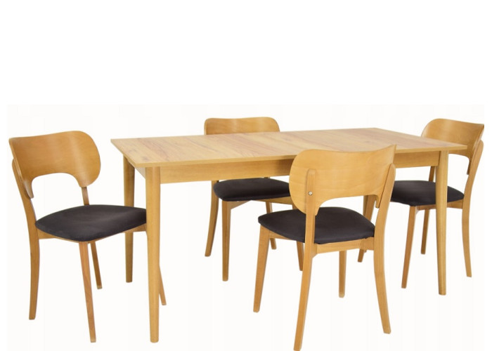 Jedálenský set PORTO/LAMIN 29 pre 4 osoby Jedálenský set PORTO/LAMIN 29 pre 4 osoby