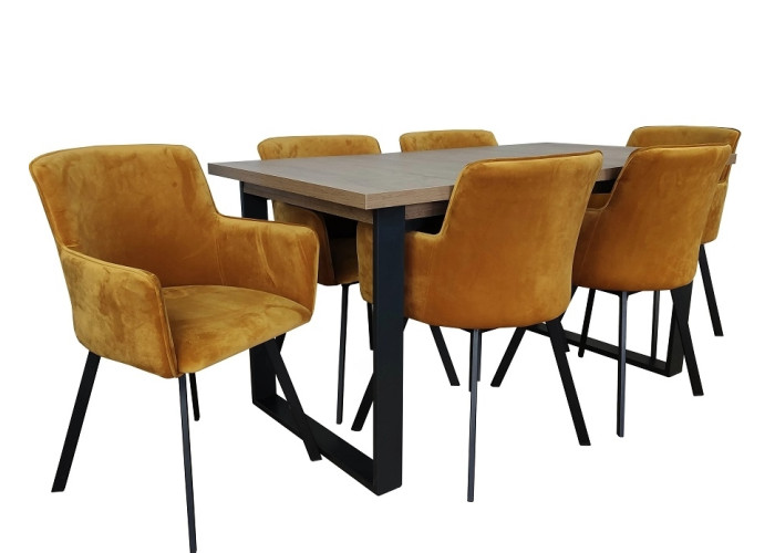 Jedálenský set VIKI 1/LAMIN 23 pre 6 osôb Jedálenský set VIKI 1/LAMIN 23 pre 6 osôb