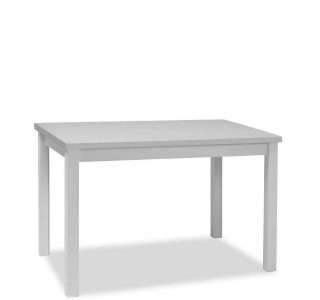 PORTO biela matná, jedálenský stôl 120x68 cm