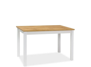 PORTO dub wotan/biela, jedálenský stôl 100x60 cm