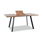 BRICK dub wotan, rozkladací jedálenský stôl 118-160x80 cm
