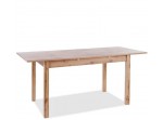 RAMON dub wotan, rozkladací jedálenský stôl 125-170x75 cm