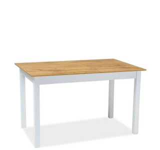 RAMON dub wotan/biela, rozkladací jedálenský stôl 100-140x60 cm