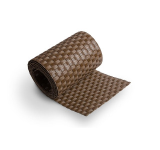 RD01 hnedá, plotová ratanová výplň