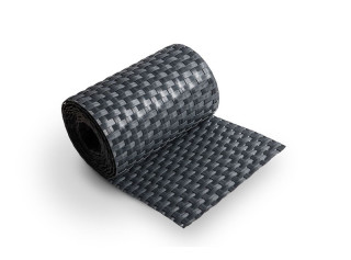 RD03 sivá, plotová ratanová výplň