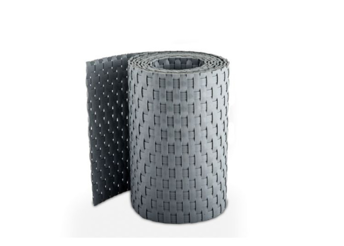 RD17 svetlosivá, plotová ratanová výplň