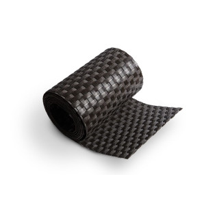 RD02 tmavohnedá, plotová ratanová výplň